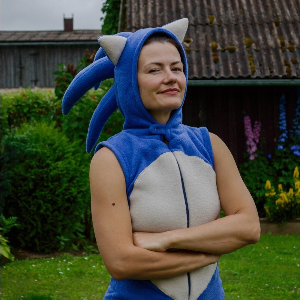 Sonic the hedgehog costume/pajamas